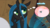 Size: 960x540 | Tagged: safe, edit, edited screencap, editor:secrettitan, screencap, lord tirek, queen chrysalis, oc, oc:fluffle puff, changeling, changeling queen, frenemies (episode), g4, my little pony: friendship is magic, season 9, aside glance, canon x oc, cartoonito logo, cute, cutealis, fantasizing, female, italian, lesbian, ship:chrysipuff, shipping, squishy cheeks