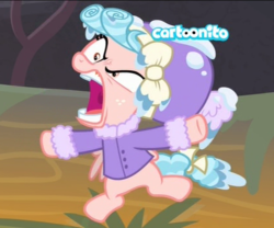 Size: 600x500 | Tagged: safe, screencap, cozy glow, pegasus, pony, frenemies (episode), g4, angry, cartoonito logo, cozy glow is best facemaker, cropped, faic, female, filly, foal, solo, vein, vein bulge, winter outfit