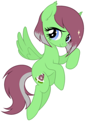 Size: 1264x1752 | Tagged: safe, artist:arshe12, oc, oc only, oc:watermelon success, pegasus, pony, base used, female, flying, mare, simple background, solo, transparent background