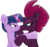 Size: 10247x9632 | Tagged: safe, artist:ejlightning007arts, tempest shadow, twilight sparkle, alicorn, pony, g4, my little pony: the movie, boop, cute, female, lesbian, noseboop, ship:tempestlight, shipping, simple background, transparent background, twilight sparkle (alicorn), vector