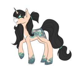 Size: 1024x886 | Tagged: safe, artist:paisleyperson, oc, oc only, oc:bisque compolene, pony, unicorn, female, mare, simple background, solo, transparent background