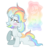 Size: 600x660 | Tagged: dead source, safe, artist:mint-light, artist:rainbows-skies, oc, oc only, oc:water star, alicorn, pony, base used, deviantart watermark, i'm not cute, magic, male, obtrusive watermark, simple background, solo, stallion, transparent background, watermark