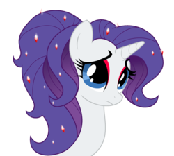Size: 923x830 | Tagged: safe, artist:ampersandxyz, rarity, pony, unicorn, g4, alternate hairstyle, beautiful, cute, female, simple background, solo, transparent background, vector