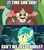 Size: 500x562 | Tagged: safe, edit, edited screencap, screencap, sandbar, yona, earth pony, pony, yak, a matter of principals, g4, uprooted, amazon women in the mood, angry, arguments on the comments, caption, comic, female, futurama, image macro, imgflip, implied sex, interspecies, male, meme, nervous, screencap comic, ship:yonabar, shipping, snu-snu, straight, teenager, text, this will end in snu snu