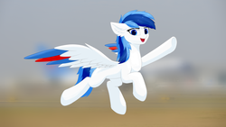 Size: 6400x3600 | Tagged: safe, artist:lywings, oc, pegasus, pony, airline