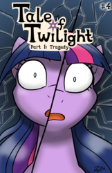 Size: 475x734 | Tagged: safe, artist:donzatch, twilight sparkle, alicorn, pony, comic:tale of twilight, g4, broken, female, shattered, shocked, solo, twilight sparkle (alicorn), wide eyes