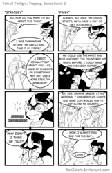 Size: 792x1224 | Tagged: safe, artist:donzatch, king sombra, queen chrysalis, comic:tale of twilight, g4, comic, monochrome