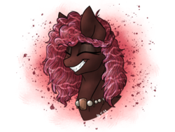 Size: 2048x1536 | Tagged: safe, artist:melonseed11, oc, oc only, oc:cinnamon spice, original species, pond pony, bust, female, portrait, solo