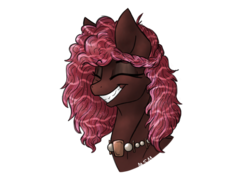 Size: 2048x1536 | Tagged: safe, artist:melonseed11, oc, oc only, oc:cinnamon spice, original species, pond pony, bust, female, portrait, simple background, solo, transparent background