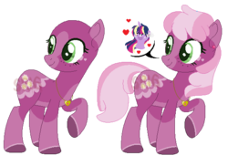 Size: 563x410 | Tagged: safe, artist:superrosey16, cheerilee, twilight sparkle, alicorn, pony, g4, alternate design, base used, simple background, solo focus, transparent background, twilight sparkle (alicorn)