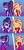 Size: 1024x2114 | Tagged: safe, edit, screencap, sci-twi, sunset shimmer, twilight sparkle, equestria girls, g4, i'm on a yacht, my little pony equestria girls: better together, clothes, cute, dancing, friendship, geode of empathy, geode of telekinesis, glasses, happy, lidded eyes, looking at you, magical geodes, ponytail, shimmerbetes, smiling, sunlight, twiabetes