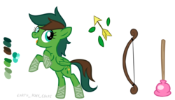 Size: 1424x815 | Tagged: safe, artist:earth_pony_colds, oc, oc:windy barebow evergreen, pegasus, pony, reference sheet, show accurate, thief