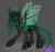 Size: 1800x1700 | Tagged: safe, artist:mlplmaster, queen chrysalis, changeling, changeling queen, g4, crown, exoskeleton, fangs, female, g5 concept leak style, gray background, green changeling, jewelry, looking at you, redesign, regalia, simple background, slit pupils, solo, spread wings, wings