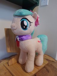 Size: 4160x3120 | Tagged: safe, artist:olyfactory, coco pommel, earth pony, pony, g4, clothes, irl, photo, plushie, solo
