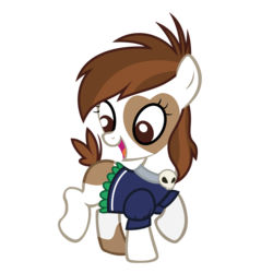 Size: 4000x4000 | Tagged: safe, artist:razzlemind, artist:starryoak, derpibooru exclusive, edit, edited edit, pipsqueak, earth pony, pony, g4, clothes, dress, jewelry, necklace, pipi, rule 63, simple background, solo, transparent background