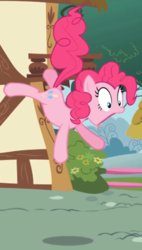 Size: 534x939 | Tagged: safe, screencap, pinkie pie, earth pony, pony, friendship is magic, g4, female, gasp, mare, shocked, solo