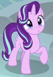 Size: 523x754 | Tagged: safe, screencap, starlight glimmer, pony, unicorn, a matter of principals, g4, cropped, female, mare, raised hoof, solo