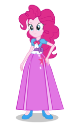Size: 550x930 | Tagged: safe, alternate version, artist:cartoonmasterv3, pinkie pie, equestria girls, g4, alternate universe, clothes, female, long skirt, shoes, skirt, solo