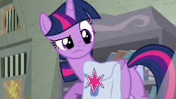 Size: 1920x1080 | Tagged: safe, screencap, twilight sparkle, alicorn, pony, g4, the point of no return, book, bookshelf, butt, female, plot, saddle bag, solo, twibutt, twilight sparkle (alicorn)