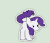 Size: 400x345 | Tagged: safe, artist:papaudopoulos69, rarity, pony, unicorn, friendship is magic, g4, animated, butt shake, cute, dot eyes, female, missing cutie mark, paper mario, raribetes, scene interpretation, solo, tail wag, tail whip
