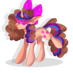 Size: 5000x5000 | Tagged: safe, artist:darkjillmlp123, oc, oc only, oc:sweet hearts, pony, unicorn, absurd resolution, bow, female, hair bow, mare, simple background, solo, transparent background