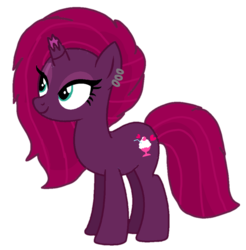 Size: 939x955 | Tagged: safe, artist:徐詩珮, fizzlepop berrytwist, tempest shadow, pony, unicorn, g4, my little pony: the movie, alternate hairstyle, base used, broken horn, ear piercing, earring, female, horn, jewelry, mare, mother, next generation, piercing, simple background, transparent background