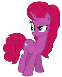 Size: 848x1052 | Tagged: safe, artist:徐詩珮, oc, oc:betty pop, pony, unicorn, g4, my little pony: the movie, base used, daughter, female, magical lesbian spawn, mare, next generation, offspring, parent:glitter drops, parent:tempest shadow, parents:glittershadow, simple background, transparent background