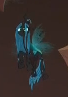 Size: 138x198 | Tagged: safe, screencap, queen chrysalis, changeling, changeling queen, frenemies (episode), g4, cropped, female, picture for breezies, solo