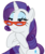 Size: 2672x3150 | Tagged: safe, artist:sketchmcreations, rarity, pony, unicorn, g4, my little pony: friendship is magic, she's all yak, belly, female, gendo pose, glasses, high res, lidded eyes, mare, rarity's glasses, simple background, sitting, smiling, solo, steepling, transparent background, vector