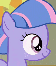 Size: 371x431 | Tagged: safe, screencap, wind sprint, pegasus, pony, common ground, g4, season 9, animated, annoyed, cropped, death stare, disapproval, female, filly, frown, lidded eyes, looking at you, mare, reaction image, solo, stare, unamused, wind sprint is not amused
