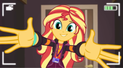 Size: 1275x713 | Tagged: safe, screencap, sunset shimmer, equestria girls, g4, how to backstage, my little pony equestria girls: better together, female, solo