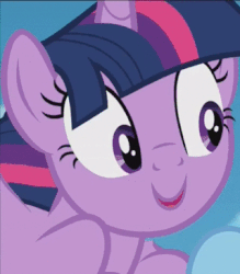 Size: 320x365 | Tagged: safe, screencap, twilight sparkle, alicorn, pony, g4, season 5, the cutie re-mark, animated, beautiful, cropped, female, flying, lidded eyes, lip bite, mare, out of context, sexy, solo focus, talking, twilight sparkle (alicorn), wings