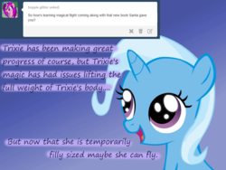 Size: 1200x900 | Tagged: safe, artist:evil-dec0y, trixie, pony, comic:trixie vs., comic:trixie vs. the moon, g4, age regression, female, filly, filly trixie, solo, younger
