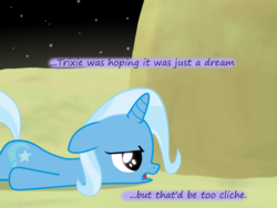 Size: 1200x900 | Tagged: safe, artist:evil-dec0y, trixie, pony, comic:trixie vs., comic:trixie vs. the moon, age regression, female, filly, filly trixie, moon, solo, younger