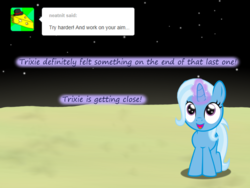 Size: 1200x900 | Tagged: safe, artist:evil-dec0y, trixie, pony, comic:trixie vs., comic:trixie vs. the moon, g4, age regression, female, filly, filly trixie, moon, younger