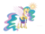 Size: 1600x1227 | Tagged: safe, artist:hexfloog, princess celestia, alicorn, pony, g4, armor, eyeshadow, female, frown, gritted teeth, makeup, simple background, solar empire, solo, spread wings, transparent background, wings