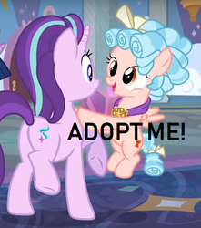 Size: 522x590 | Tagged: safe, edit, edited screencap, screencap, cozy glow, starlight glimmer, twilight sparkle, pegasus, pony, g4, school raze, belly, butt, cozybetes, cropped, cute, female, filly, imminent adoption, plot, this will end in tears, this will not end well