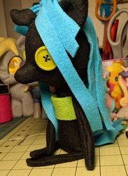 Size: 1502x2048 | Tagged: safe, artist:tinyequine, queen chrysalis, g4, irl, photo, plushie
