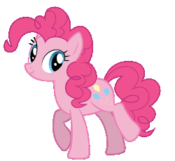 Size: 500x460 | Tagged: safe, artist:weegy, artist:weegygreen2, pinkie pie, earth pony, pony, g4, animated, female, mare, simple background, skipping, solo, transparent background, trotting