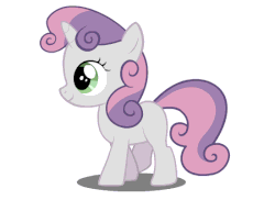 Size: 550x400 | Tagged: safe, artist:weegy, artist:weegygreen2, sweetie belle, pony, unicorn, g4, animated, female, filly, flash puppet, simple background, solo, walk cycle, walking