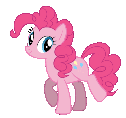 Size: 500x465 | Tagged: safe, artist:weegy, artist:weegygreen2, pinkie pie, earth pony, pony, g4, animated, female, gif, mare, simple background, solo, transparent background, trotting, walk cycle, walking