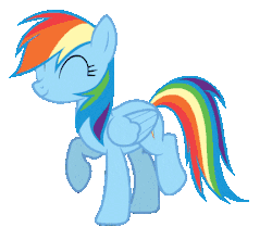 Size: 450x377 | Tagged: safe, artist:weegy, artist:weegygreen2, rainbow dash, pegasus, pony, g4, animated, cute, dancing, eyes closed, female, mare, simple background, solo, transparent background, trotting, trotting in place