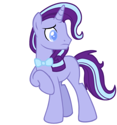 Size: 1500x1600 | Tagged: safe, artist:musical-medic, oc, oc only, oc:alakazam, pony, unicorn, base used, bowtie, magical lesbian spawn, male, offspring, parent:starlight glimmer, parent:trixie, parents:startrix, simple background, solo, stallion, transparent background