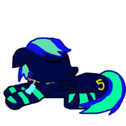 Size: 1600x1600 | Tagged: safe, artist:nightshadowmlp, oc, oc only, oc:moonstone mark, pegasus, pony, jewelry, male, necklace, prone, requested art, simple background, sleeping, solo, stallion, transparent background