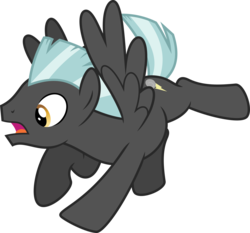 Size: 6436x6000 | Tagged: safe, artist:chainchomp2, thunderlane, pegasus, pony, g4, slice of life (episode), .svg available, absurd resolution, background pony, male, open mouth, simple background, solo, stallion, transparent background, vector