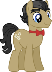 Size: 4284x6000 | Tagged: safe, artist:chainchomp2, filthy rich, earth pony, pony, g4, where the apple lies, .svg available, absurd resolution, bowtie, male, simple background, solo, stallion, transparent background, vector, younger