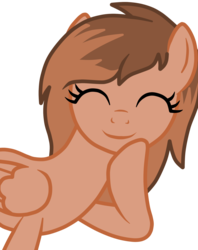 Size: 1800x2278 | Tagged: safe, artist:realgamerkitten, oc, oc only, oc:kathrin, pegasus, pony, female, mare, simple background, smiling, solo, transparent background