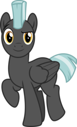 Size: 3748x6187 | Tagged: safe, alternate version, artist:chainchomp2, thunderlane, pegasus, pony, g4, .svg available, absurd resolution, looking at you, male, raised hoof, simple background, solo, stallion, transparent background, vector