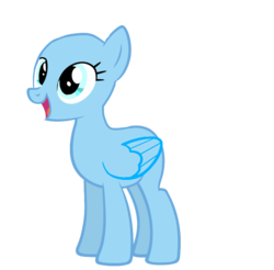 Size: 901x886 | Tagged: safe, artist:mrlolcats17, artist:pr1m, oc, oc only, unnamed oc, pegasus, pony, base, happy, solo, template
