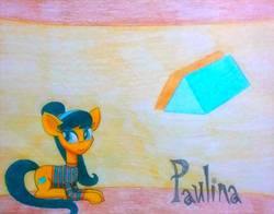 Size: 1075x841 | Tagged: safe, artist:dialysis2day, oc, oc only, oc:paulina (dialysis2day), earth pony, pony, clothes, female, mare, prone, shirt, solo, traditional art